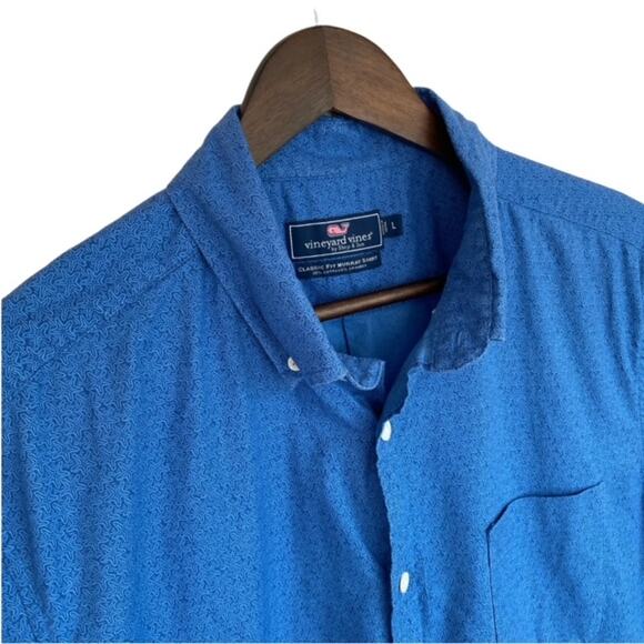 Vineyard Vines Classic Fit Murray Button Down Shirt - Large - Picture 2 of 5